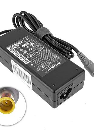 Блок живлення для ноутбука lenovo 20v, 4.5a, 90w, 7.9*5.5мм, 3 hole, with pin inside, black (без кабеля)
