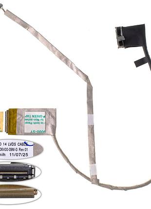Шлейф матрицы для ноутбука hp (presario: cq43, hp 430, 431, 435), led, разъем под камеру (14.0") (350406s00-600-g)
