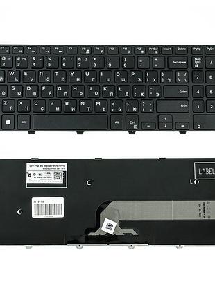 Клавиатура для ноутбука dell (inspiron: 3541, 3542, 3543, 5542, 5545, 5547) rus, black (оригинал)