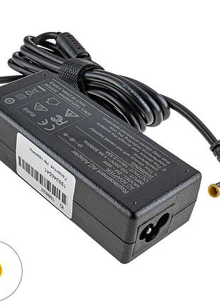 Блок питания для монитора lg 19v, 2.53a, 48w, 6.5*4.4мм+pin, black (без кабеля!)