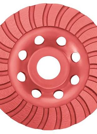 Диск алмазный для шлифовки бетона intertool 125 мм турбоволна (ct-6225)