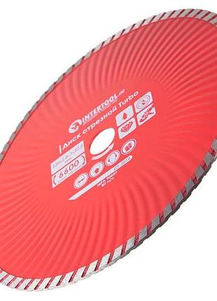 Диск алмазный intertool 230 мм турбоволна pro (ct-2010) 3