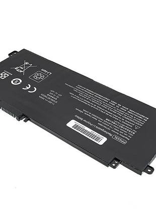 Батарея для ноутбука hp pp03xl (pavilion 13) 11.55v, 3380mah, black