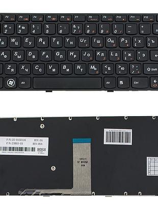 Клавиатура для ноутбука lenovo (y480, y485) rus, black