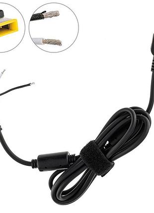 Оригинальный dc кабель питания для бп lenovo 230w usb+pin, сопротивление 4.6 ком !!!, 2 провода (2x1.5мм), l-образный вход в бп,