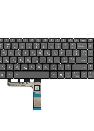 Клавиатура для ноутбука lenovo (ideapad: 3-15, 3-17 series) ukr, black, без фрейма, подсветка клавиш (copilot)