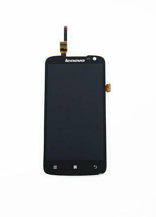 Дисплей для смартфона (телефона) lenovo s820, ft5316dme, grh0928, black (в сборе с тачскрином)(без рамки),(original)