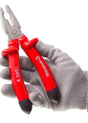 Плоскогубцы intertool 200 мм 1000в (nt-0314) 5