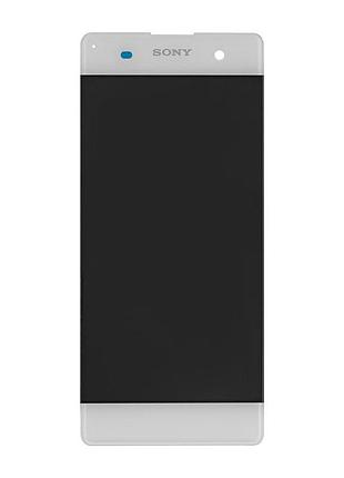 Дисплей для смартфона (телефону) sony xperia xa, f3111, f3113, f3115, f3116, white (в сборе с тачскрином)(без рамки)(origianal)