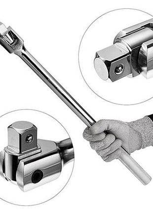 Вороток с карданом intertool 3/4" 480 мм (et-1037) 4