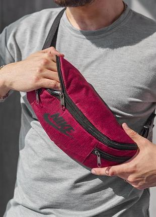 Бананка nike красный меланж 5