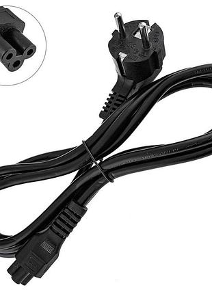 Оригінальний мережний кабель для адаптера живлення ноутбука, 3pin, 2м, l-подібна вилка, c5, мідь, міккі маус, мікімаус, клевер