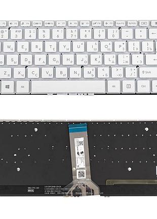 Клавиатура для ноутбука acer (conceptd 5 cn516-72) rus, white, без фрейма, подсветка клавиш