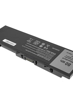 Батарея для ноутбука dell mfkvp (precision 7510, 7520, 7710, 7720, 7510, m7510) 11.4v 7000mah black