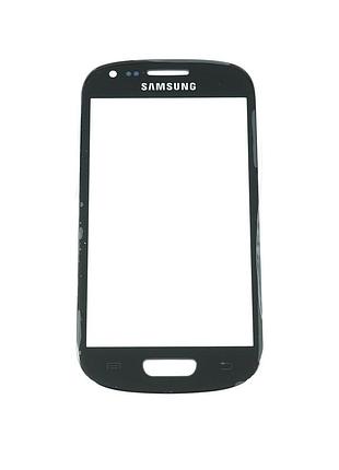 Скло корпусу для samsung i8190 galaxy s3 mini, black, оригінал