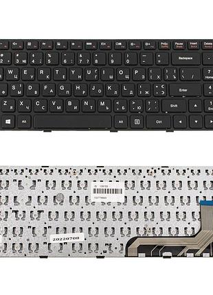 Клавиатура для ноутбука lenovo (ideapad 100-15iby) ukr, black