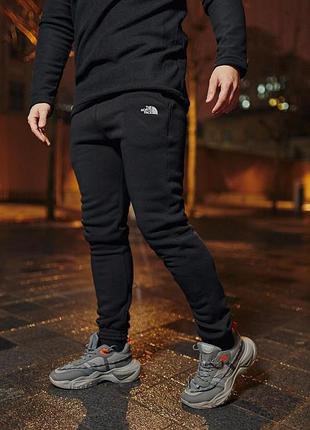 Брюки мужские из трехнитки утепленные tnf черные