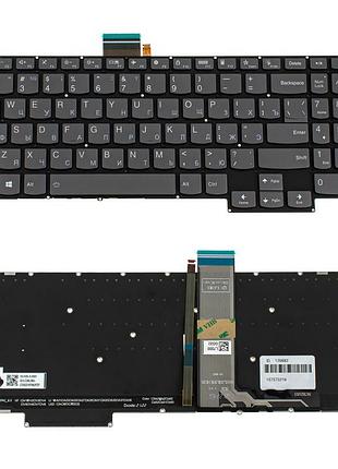 Клавиатура для ноутбука lenovo (thinkbook 16p g2, g3), rus, black, без фрейма, подсветка клавиш (оригинал)