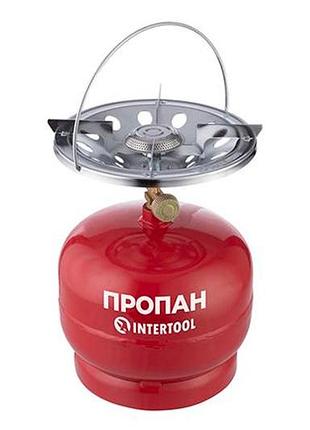 Плита турист intertool 5 л пропановий балон (gs-0005)