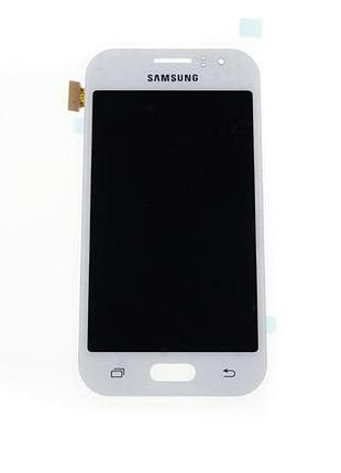 Дисплей для смартфона (телефона) samsung galaxy j1 ace, sm-j110, white (в сборе с тачскрином)(без рамки)(prc original)
