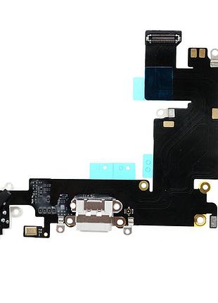 Шлейф з роз'ємом зарядки та компонентами для apple iphone 6+ plus, white