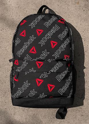 Рюкзак черно красный reebok 3