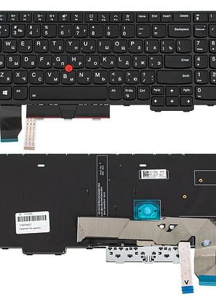 Клавиатура для ноутбука lenovo (thinkpad: p15, p17 gen 2) rus, black, подсветка клавиш (оригинал)