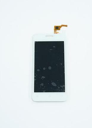 Дисплей для смартфона (телефону) fly fs407, stratus 6 (2016), white (у зборі з тачскріном)(без рамки)