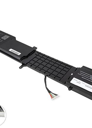 Батарея для ноутбука dell 6jhdv (alienware 17 r2, alienware 17 r3, p43f) 14.8v 4400mah black