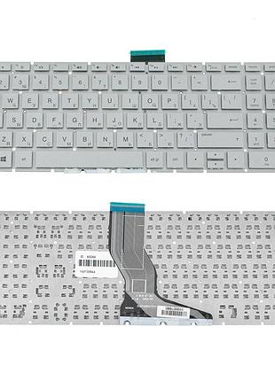Клавиатура для ноутбука hp (250 g6, 255 g6 series) rus, silver, без фрейма