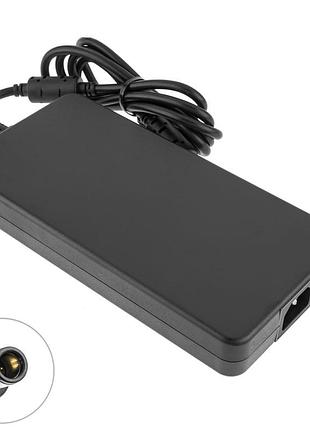 Оригинальный блок питания для ноутбука dell 19.5v, 12.3a, 240w, 7.4*5.0-pin, slim, black, rectangular