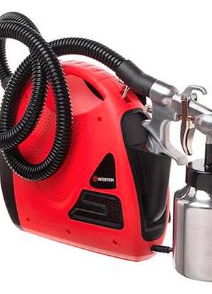 Краскопульт электрический hvlp intertool 600вт x 1000 мл (dt-5060)