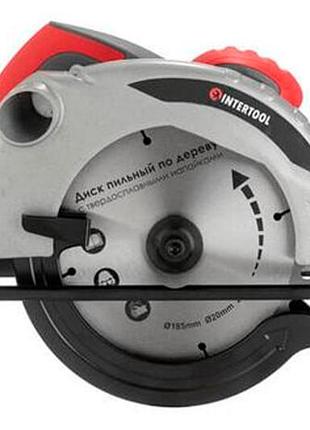 Пила циркулярная intertool 1300 вт (dt-0613) 2