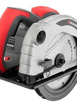 Пила циркулярная intertool 1300 вт (dt-0613) 3