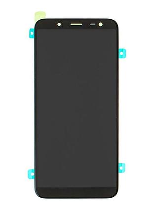 Дисплей для смартфона (телефона) samsung galaxy j6 (2018) sm-j600, black (в сборе с тачскрином)(без рамки)(service original)