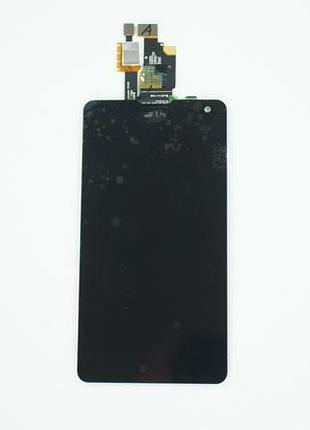 Дисплей для смартфона (телефона) lg optimus g e975, black (в сборе с тачскрином)(без рамки)
