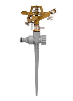 Дождеватель intertool пульсуючий metal на милиці до 12 м (ge-0052)