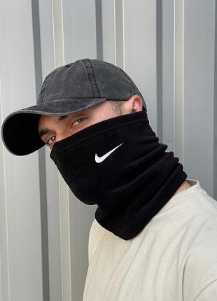 Баф флисовый черный nike 2