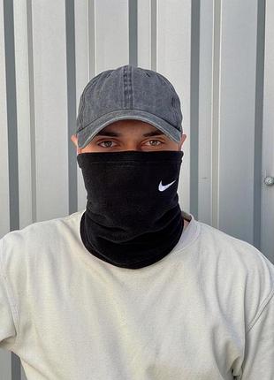 Баф флисовый черный nike 5