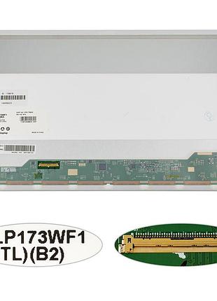Матрица 17.3" lp173wf1-tlb2 (1920*1080, 40pin, led, normal, матовая, разъем слева внизу) для ноутбука (renew)