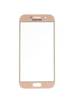 Скло корпусу з рамкою для samsung a5 a520, pink, (оригінал)