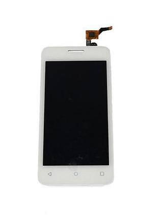 Дисплей для смартфона (телефону) fly fs407, stratus 6, white (у зборі з тачскріном)(без рамки)
