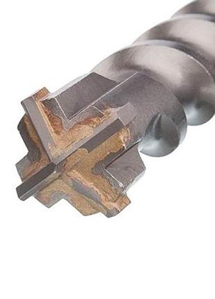 Бур sds-max intertool 40 х 1000 мм "quadro" (sdm-40100) 2