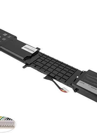 Батарея для ноутбука dell 6jhdv (alienware 17 r2, alienware 17 r3, p43f) 14.8v 6000mah 92wh black