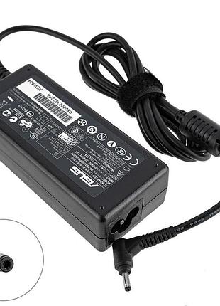 Блок питания для ноутбука asus 19v, 2.37a, 45w, 3.0*1.0мм, black, l-образный разъём, для asus zenbook ux31e, rectangular