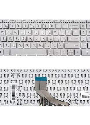 Клавиатура для ноутбука hp (250 g7, 255 g7 series) rus, silver, без фрейма