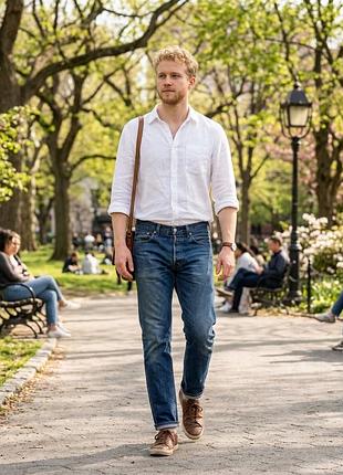Чоловічі класичні джинси levi's 501 original 33/34