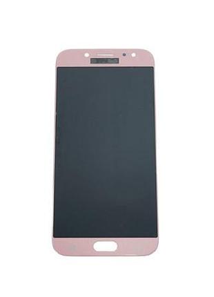 Дисплей для смартфона (телефона) samsung galaxy j7 (2017), sm-j730f, pink (в сборе с тачскрином)(без рамки)(tft)