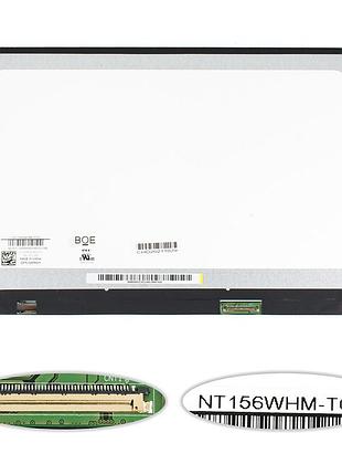 Матрица 15.6" nt156whm-t03 touch (1366*768, 40pin(edp), led, slim(без планок и ушек), глянец, разъем справа внизу) для ноутбука