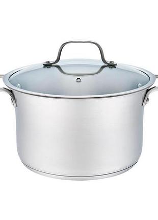 Каструля нержавіюча maestro 200 мм x 2.5 л з кришкою (mr-3505-20)